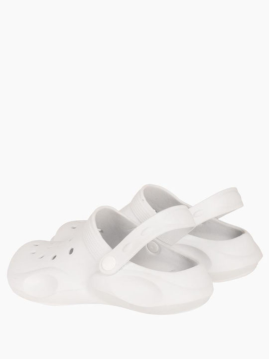 Sabino Women's Clogs White E409-Z