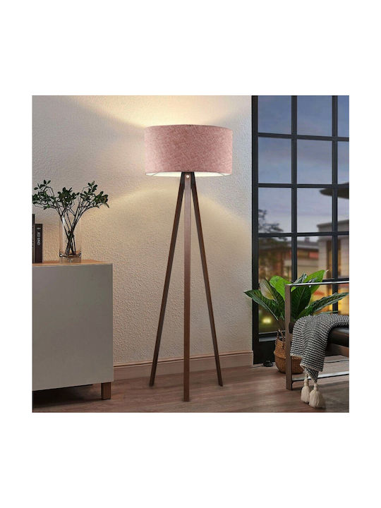 GloboStar Saga Floor Lamp H140xW38cm. with Socket for Bulb E27 Rose Gold