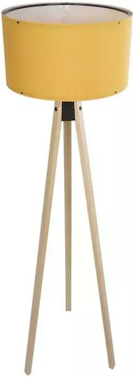 GloboStar Saga Stehleuchte H140xB38cm. mit Fassung für Lampe E27 Beige