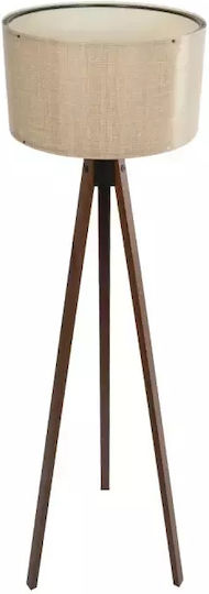 GloboStar Saga Stehleuchte H140xB38cm. mit Fassung für Lampe E27 Beige