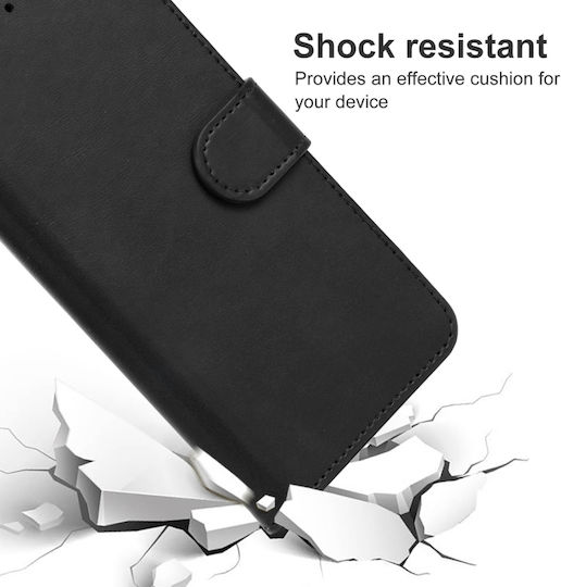 Oppo Wallet Δερμάτινο / Δερματίνης / Σιλικόνης Μαύρο (Realme 9iOppo A76)