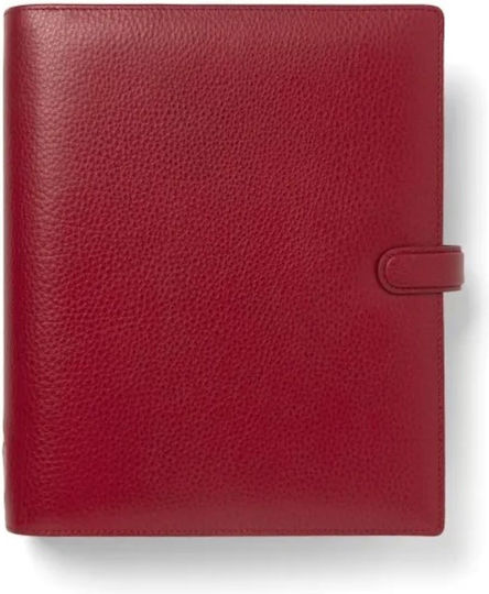Filofax Finsbury Scarlet A5 Leather Red Organizer
