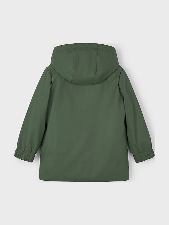 Wasserdicht Kinder Freizeitjacke mit Kapuze Green
