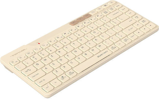 A4Tech FBK26C Wireless Само клавиатура Кирилски Cafe Latte