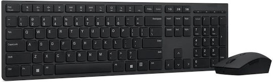 Lenovo Ασύρματο Σετ Πληκτρολόγιο & Ποντίκι Αγγλικό US
