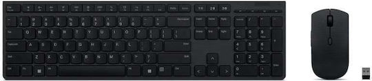 Lenovo Ασύρματο Σετ Πληκτρολόγιο & Ποντίκι Αγγλικό US