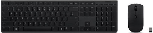 Lenovo Ασύρματο Σετ Πληκτρολόγιο & Ποντίκι Αγγλικό US