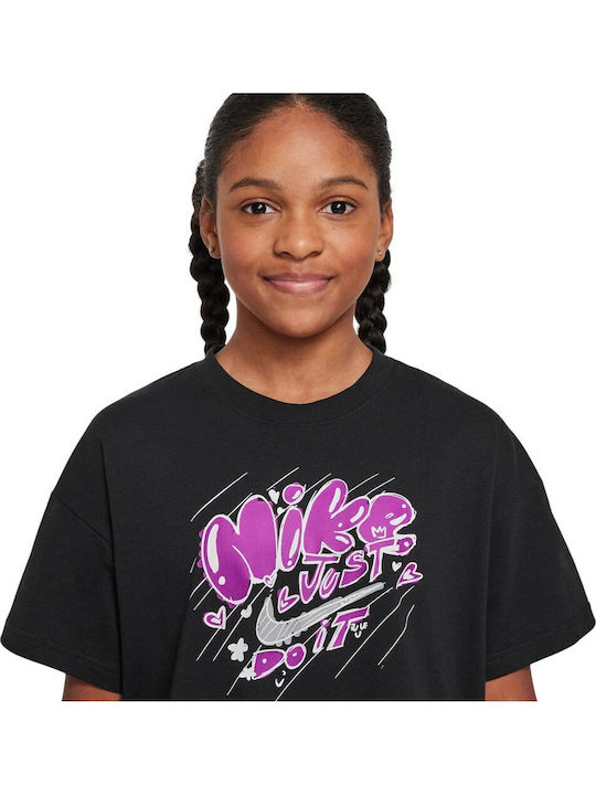 Kids' T-shirt Black Sportswear