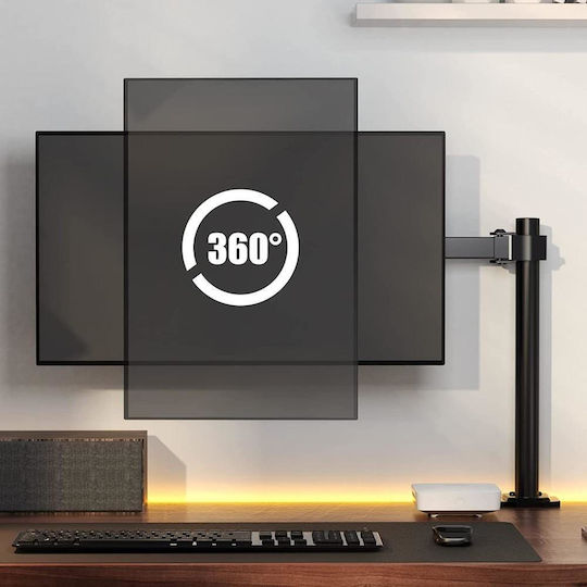 Techly Halterung Auf dem Schreibtisch Monitor bis 13" mit Arm (ICA-LCD503BK2)