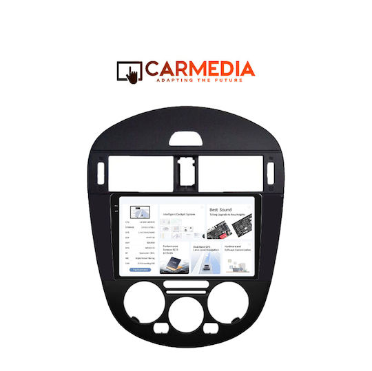 Carmedia Ηχοσύστημα Αυτοκινήτου για Nissan Pulsar 2014 (Bluetooth/USB/WiFi/GPS/Apple-Carplay/Android-Auto) με Οθόνη Αφής 9.5"