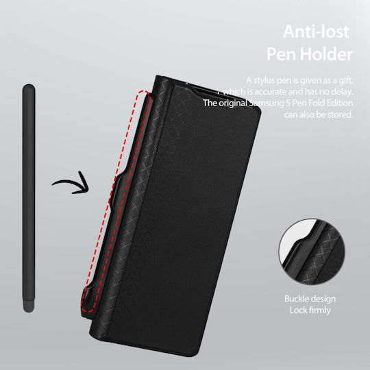 Dux Ducis Bril Series Book Negru (Galaxy Z Fold7)