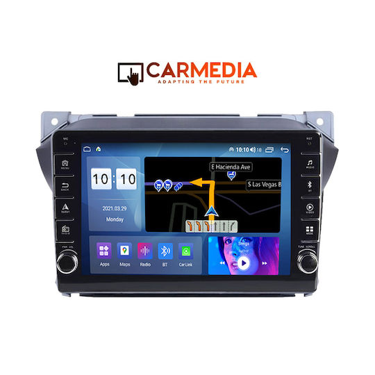 Carmedia Car Audio System for Suzuki Alto Nissan Pixo 2009 (Bluetooth/USB/WiFi/GPS/Apple-Carplay/Android-Auto) with Touch Screen 9"