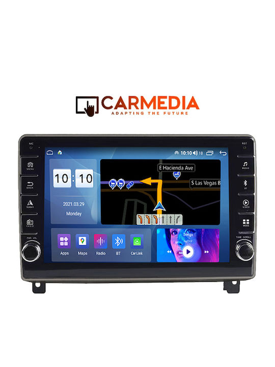 Carmedia Car Audio System for Peugeot 407 2004-2011 (Bluetooth/USB/WiFi/GPS/Apple-Carplay/Android-Auto) with Touch Screen 9"