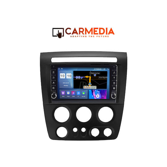 Carmedia Автомобилна Аудио Система (Блутут/USB/WiFi/GPS/Apple-Carplay/Android-Auto) с Тъчскрийн 9"