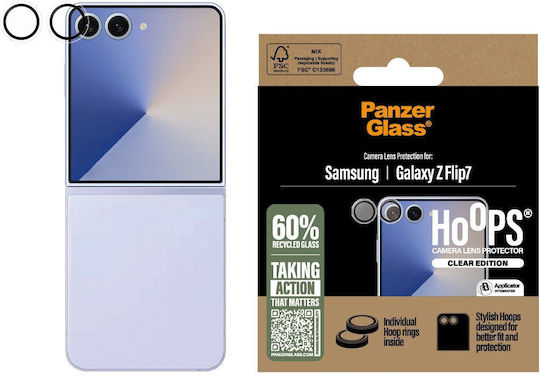 PanzerGlass Hoops Camera Protection Membrane Transparent for the Samsung Galaxy Z Flip7 PG49177