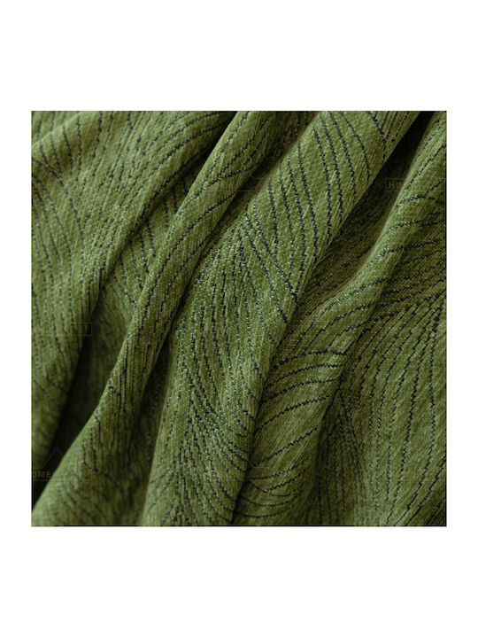My Home Luxury Pommard Sofa Throw 2 Seater Jacquard 180x240cm Green C1