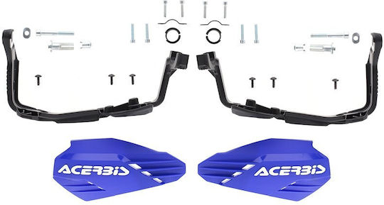 Acerbis Motorcycle Protective Hand Guards in Blue Colour