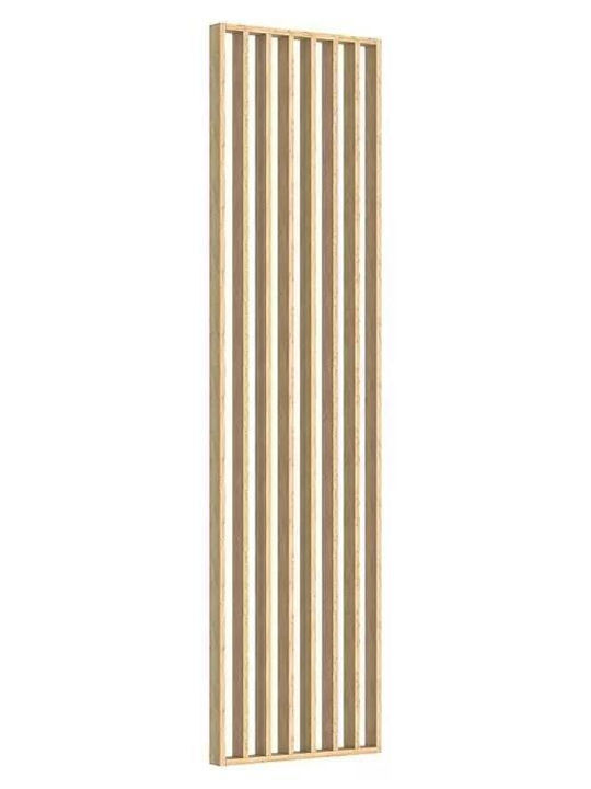 Hölzernes Raumteiler 275cm x 58cm x 6,5cm Hell Eiche 199267