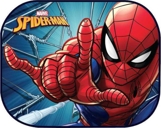 Colzani Car Side Sunshades with Suction Cup Marvel Spiderman 44x35cm 2pcs