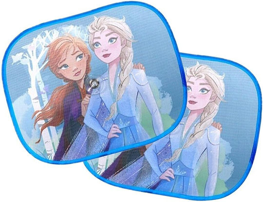 Seven Πλαϊνά Σκίαστρα Αυτοκινήτου με Βεντούζα Frozen 44x35εκ. 2τμχ