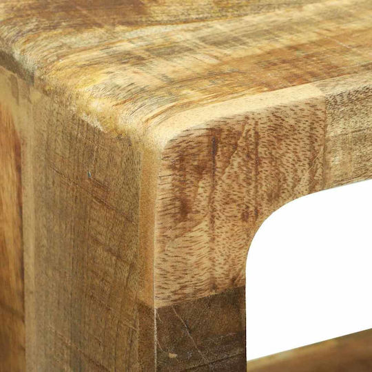 Wooden Living Room TV Unit Rustic Mango L100xW30xH32cm