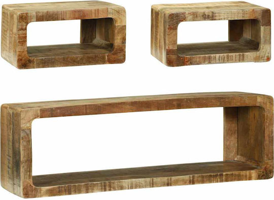 Wooden Living Room TV Unit Rustic Mango L100xW30xH32cm