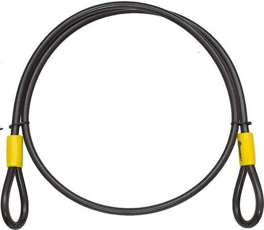 Auvray Steel Cable D.12 180cm Motorcycle Chain Lock Motorcycle Chain Lock with 12mm Pin in Black SC180AUV12