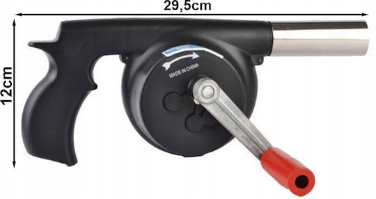 Verk Group Manual Air Gun with Hand Crank for Barbeque