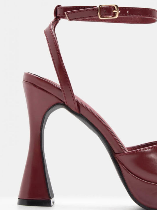 Sandale Burgundy
