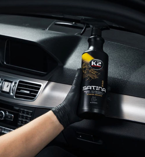 K2 Satina Pro Blueberry Cleaning / Polishing and Protective Spray for Car Dashboard 1lt