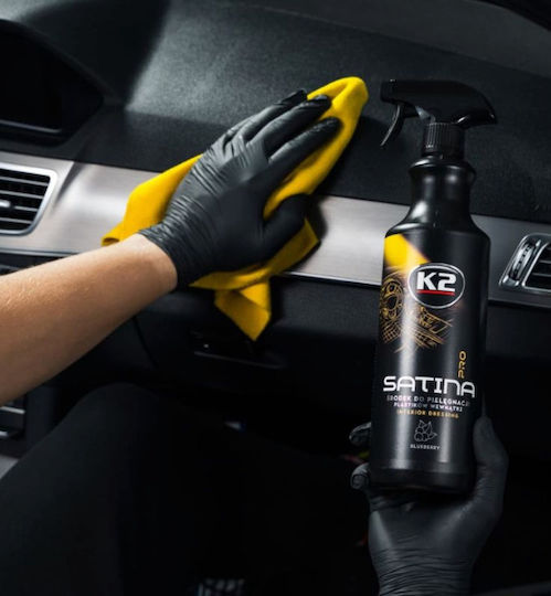 K2 Satina Pro Blueberry Cleaning / Polishing and Protective Spray for Car Dashboard 1lt