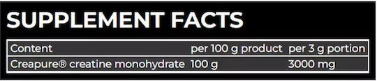 Nano Supps Creatine Monohydrate Micronized Unflavoured 500gr