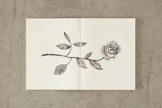 MD Paper Midori Blank Midori MD Notizbuch A7 mit Weißen Seiten
