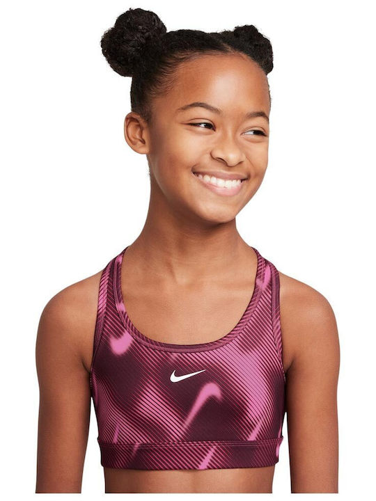 Nike Pro Swoosh Kids' Bralette Dri-Fit Pink