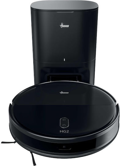 Hoover HG2 Turbo Slim Σκούπα Ρομπότ με Χαρτογράφηση Laser & Απορρόφηση 5000Pa Μαύρη