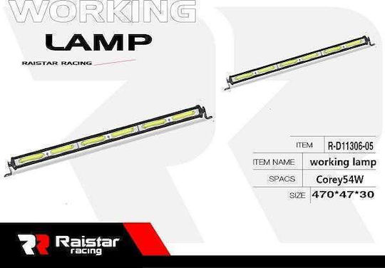 Raistar Scheinwerfer Auto in Balkenform LED 54W 47cm 1Stück