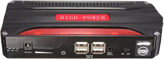High Power TM-15 Φορητός Εκκινητής Μπαταρίας Αυτοκινήτου 16800mAh με Power Bank / Φακό 12V
