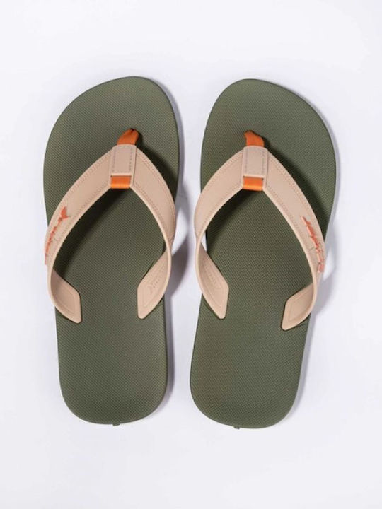 Herren Flip Flops Beige
