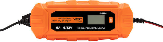 Neo Tools Car Battery Charger & Maintainer 6/12V 6A