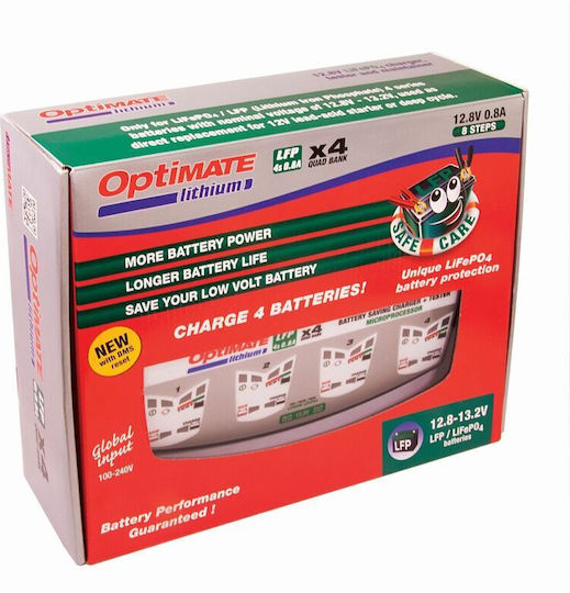 Tecmate Optimate Lithium Φορτιστής Μπαταρίας Αυτοκινήτου