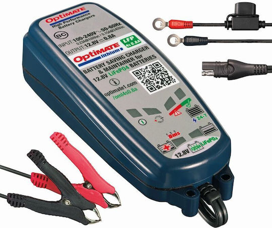 Tecmate Φορτιστής Μπαταρίας Αυτοκινήτου Optimate Lithium LFP 4S
