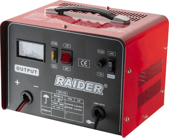 Raider RD-BC12 Autobatterieladegerät & Lastkraftwagen Batterieladegerät 12/24V 12/24V