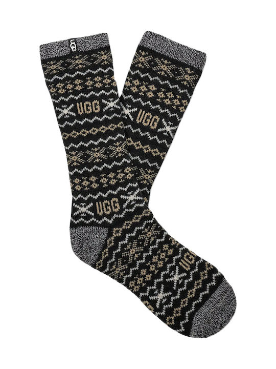 UGG Ανδρικές Κάλτσες με Σχέδια Μαύρες