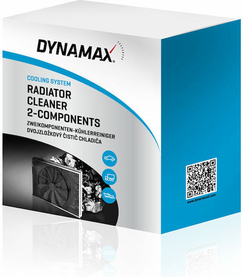 Dynamax Radiator Cleaner 2-Components Kraftstoff- und Ölzusätze Πρόσθετο Καθαριστικό Κυκλώματος Ψύξης Αυτοκινήτου 300ml