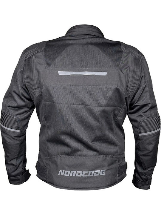 Nordcode Escape Summer Men's Motorcycle Jacket Cordura Black