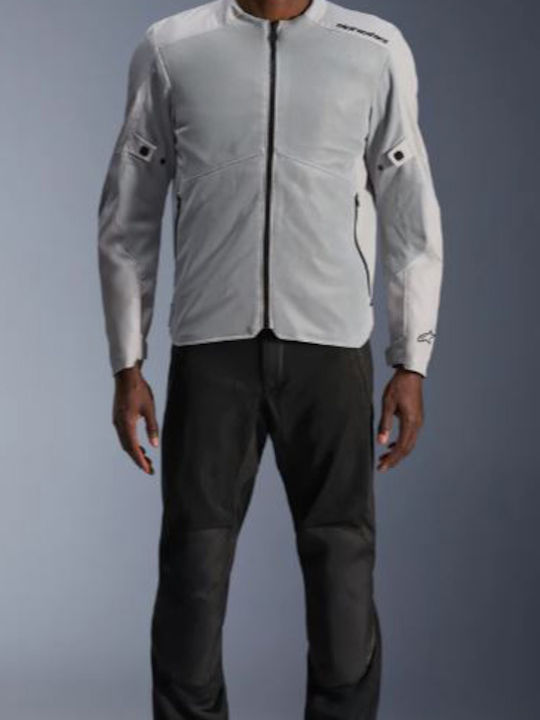 Alpinestars C-1 Air Ανδρικό Μπουφάν Μηχανής 4 Εποχών Ασημί