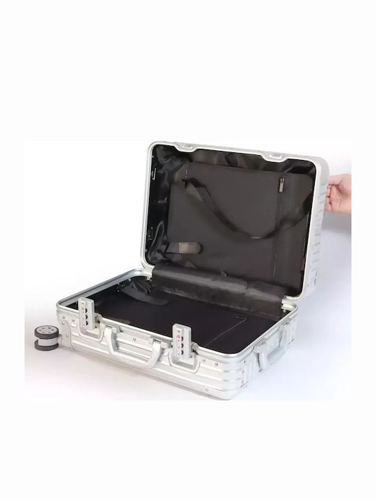 Newcom Ankor Hart Silber Reise Koffer Mit 4 Räder Set 2 Stück