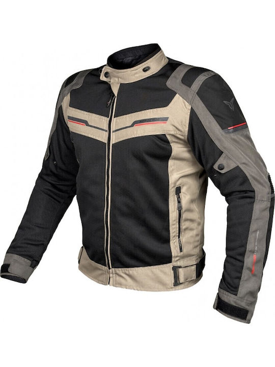 Nordcode Escape Summer Men's Motorcycle Jacket Cordura Black/Sand/Olive