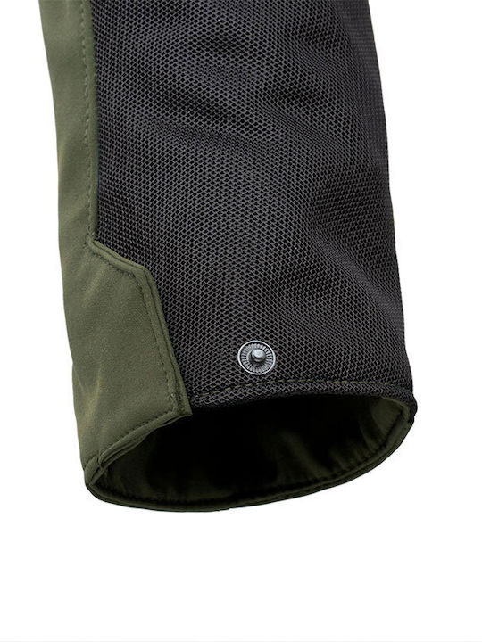 Tucano Urbano Мъжко Мотоциклетно яке Softshell Водоустойчив Зелен