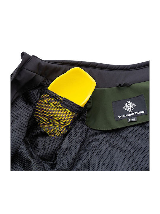 Tucano Urbano Мъжко Мотоциклетно яке Softshell Водоустойчив Зелен